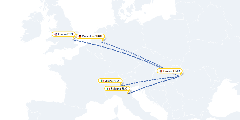 Ryanair revine in Oradea